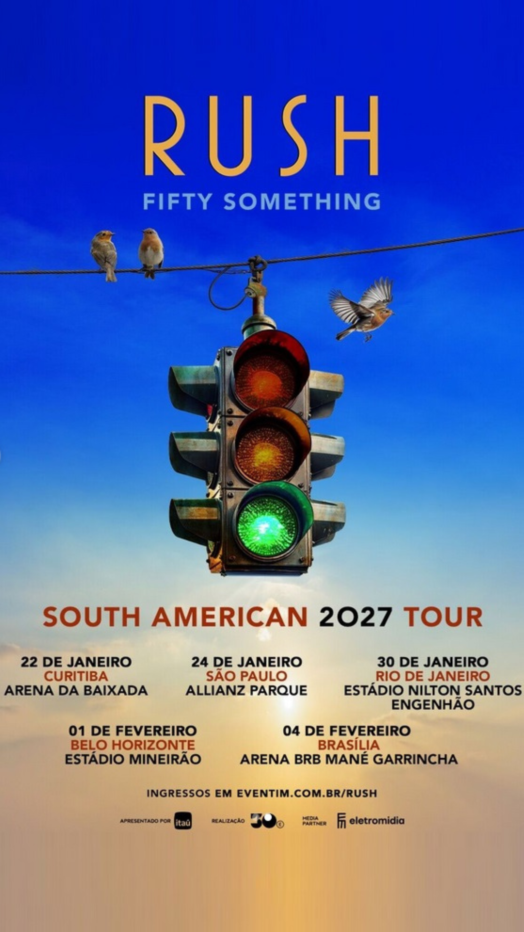 RUSH - Excursão para Show | Music Travel